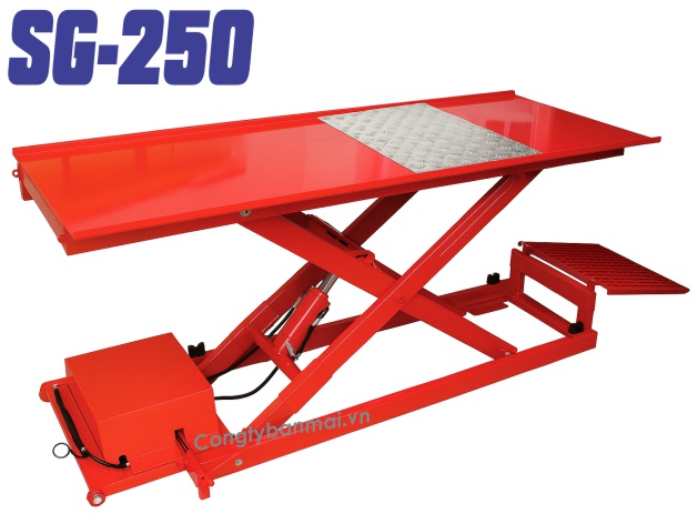 Hình ảnh bàn nâng sửa chữa xe máy Honda SG-250
