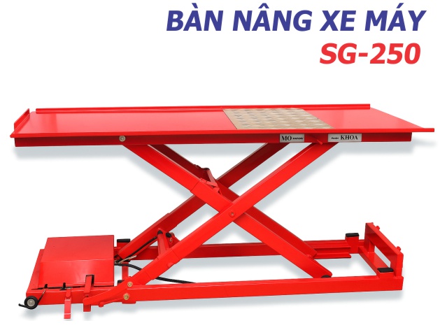 Hình ảnh bàn nâng sửa chữa xe máy SG-250