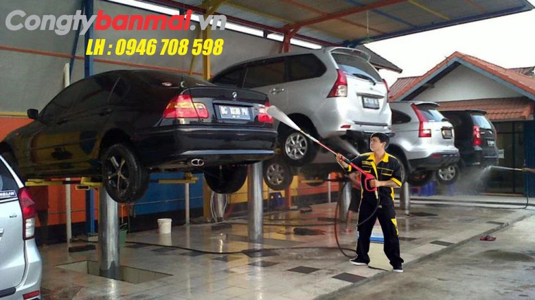 Kinh nghiệm mua cầu nâng 1 trụ rửa xe ô tô cho tiệm rửa xe