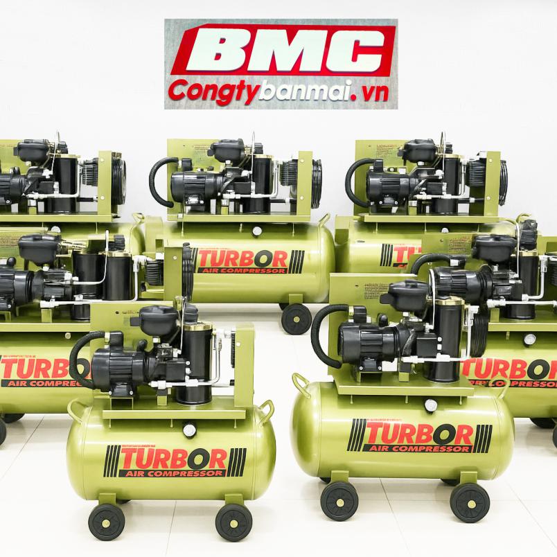 máy bơm hơi trục vít 2 trong 1