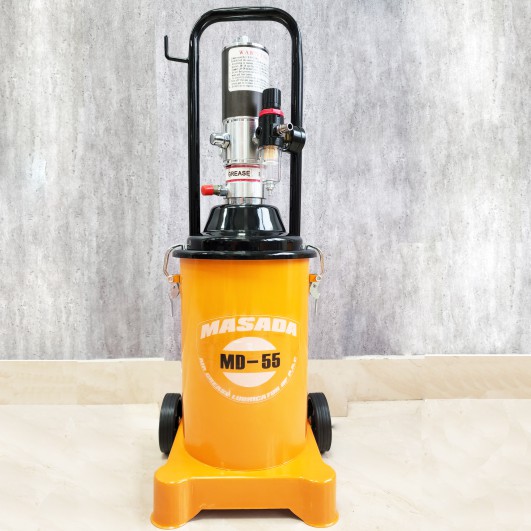 Top 1- máy bơm mỡ khí nén Masada MD-55 dung tích 12 lít