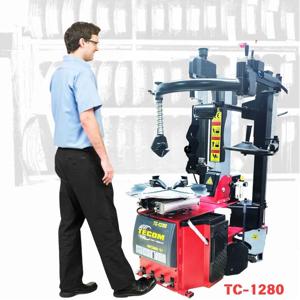 Máy ra vào lốp sử dụng chuyên cho xe du lịch mâm 12-24 inch