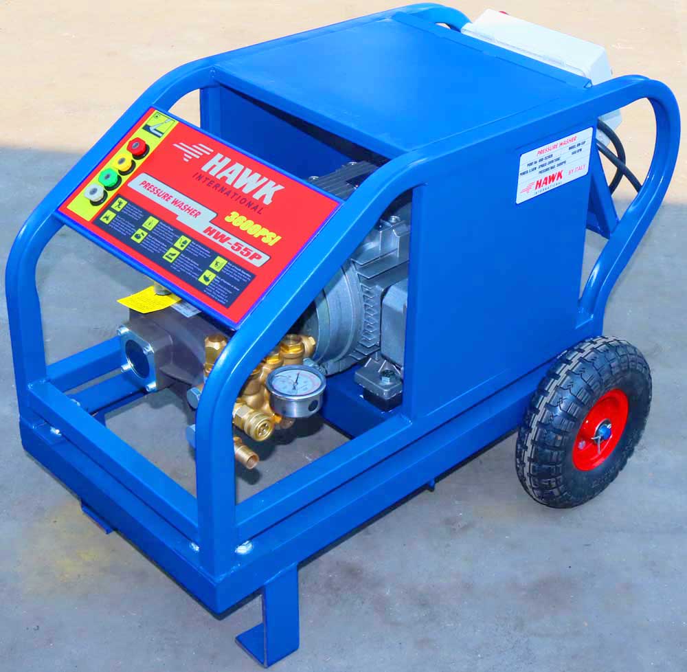 Máy rửa xe cao áp HW-75P công suất 7,5 KW nhãn hiệu Hawk italy