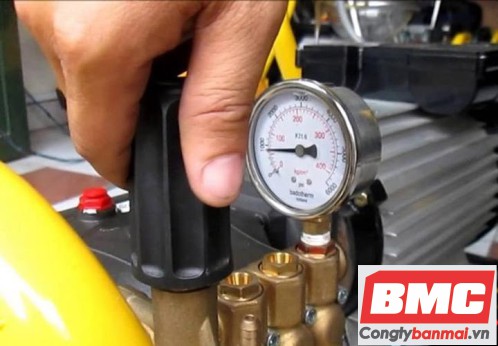 máy rửa xe mất áp - áp yêu - tụt áp