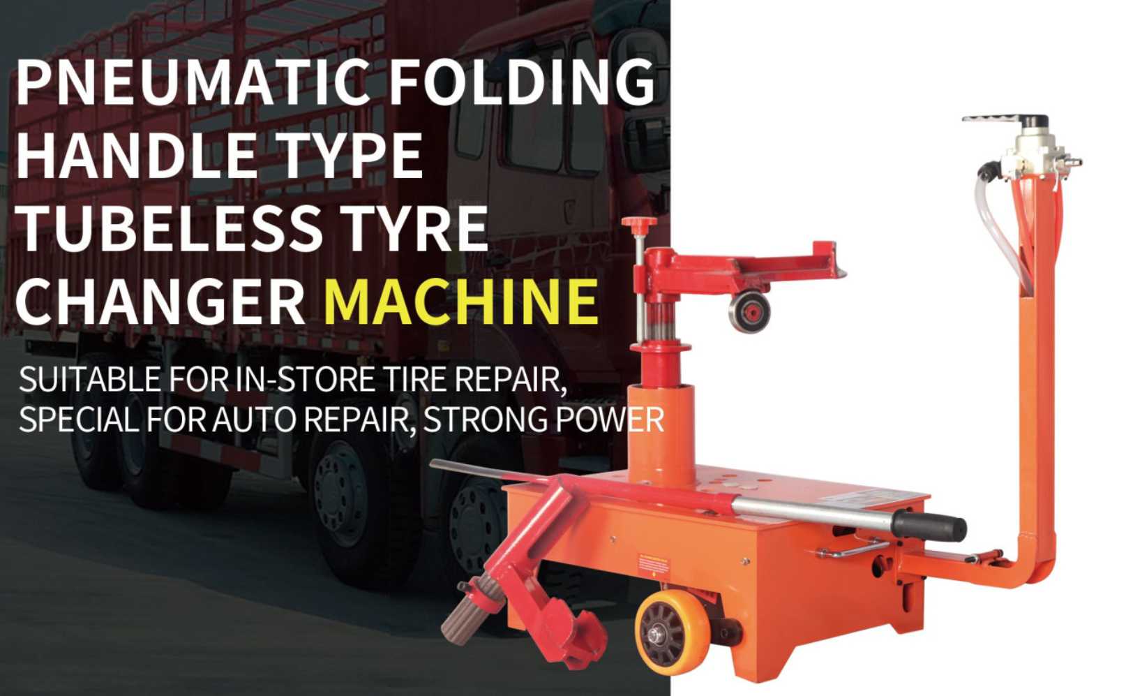 Máy ra vào lốp không săm kiểu di động hoạt động khí nén TJ-2250A