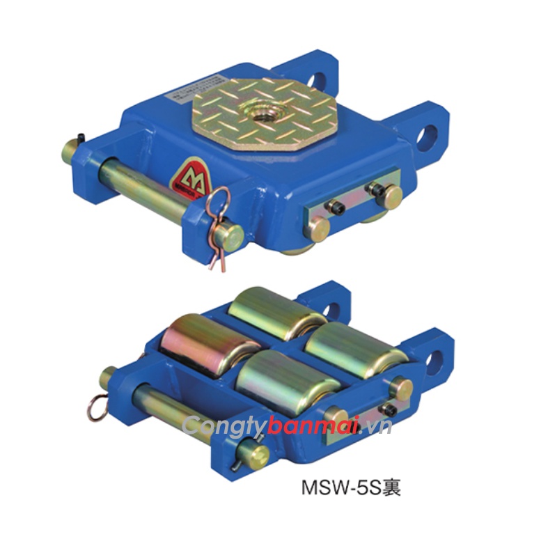 rùa di chuyển máy móc