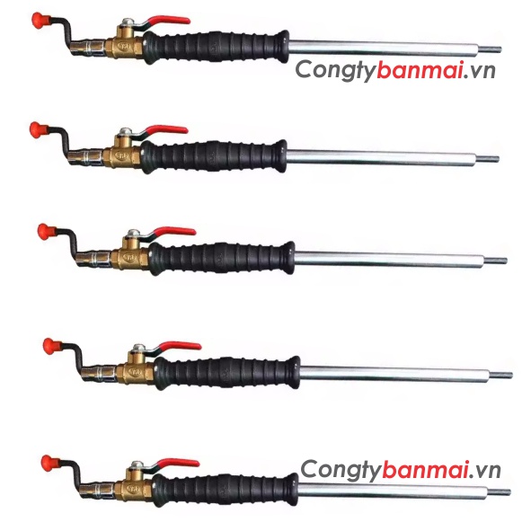 tay quay bơm lốp không đồng hồ đo áp suất