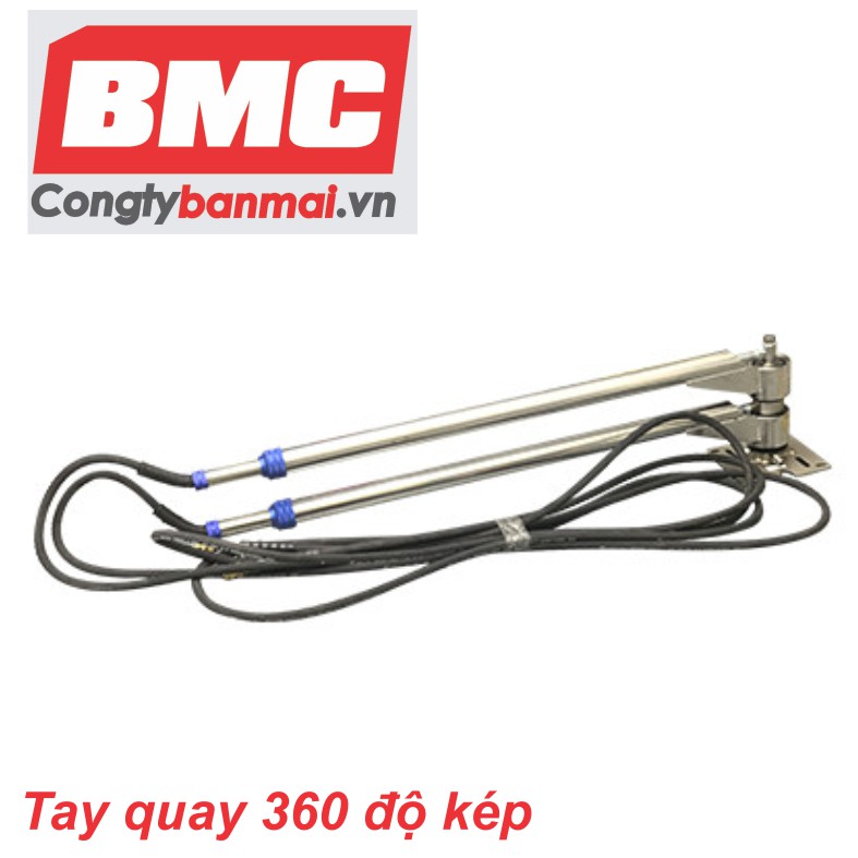 Tay quay rửa xe kép 360 độ