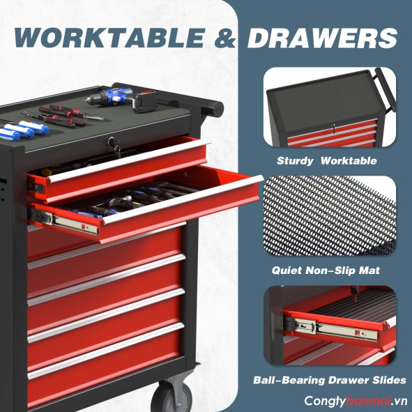 tủ đựng đồ nghề 7 ngăn