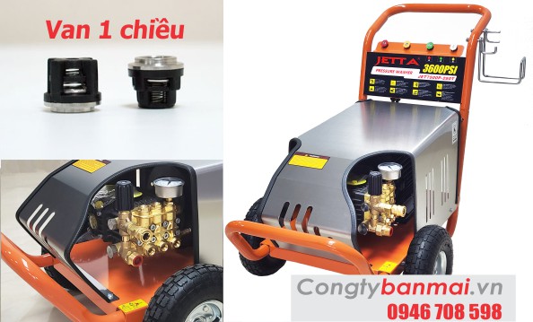 van 1 chiều máy rửa xe  bị hỏng