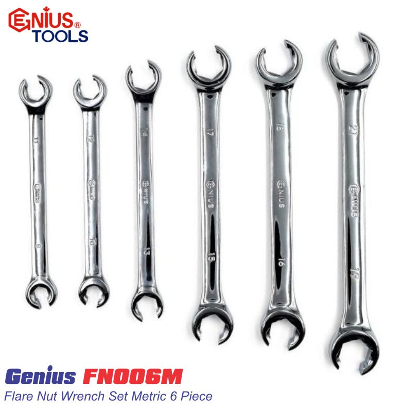 Bộ cờ lê mở đai ốc loe 6 chi tiết Genius FN006M