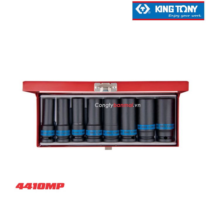 Bộ khẩu tuýp lục giác 1/2'' Kingtony 4410MP