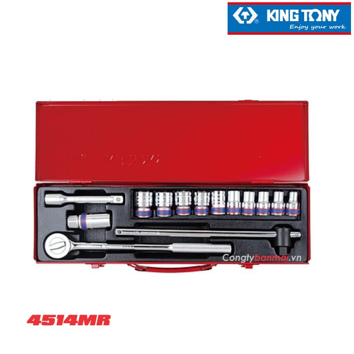 Bộ tuýp 1/2'' Kingtony 4514MR