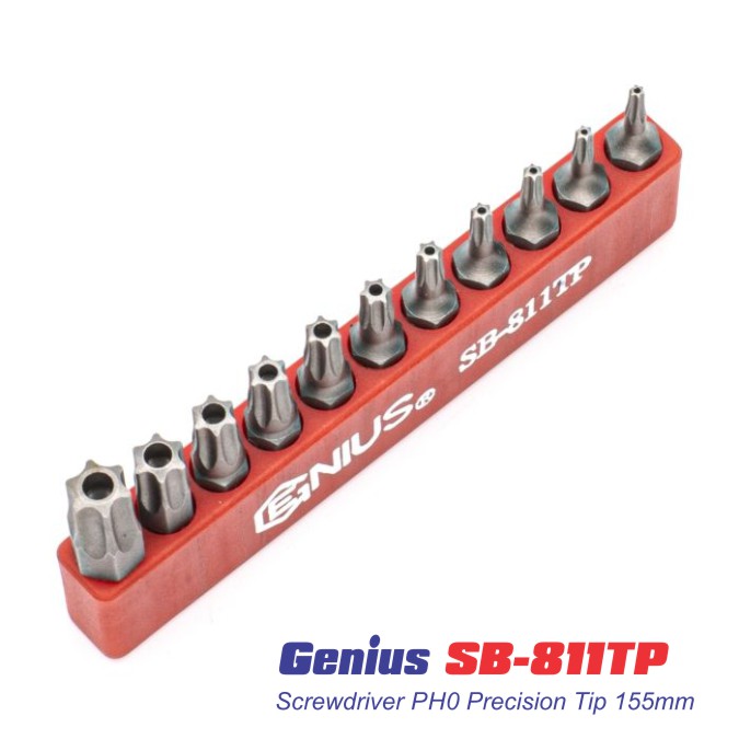 Bộ tô vít đầu bông 11 chi tiết Genius SB-811TP
