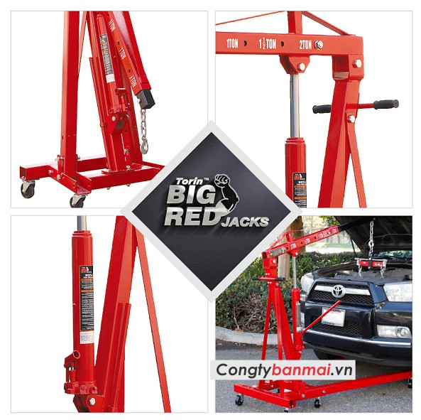 cẩu máy 2 tấn big red