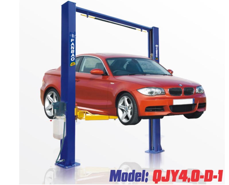 cầu nâng 2 trụ 4 tấn giằng trên FANBAO QJY4.0-D-1