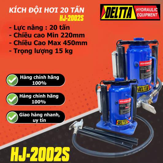 Con đội hơi 20 tấn Deltta HJ-2002S