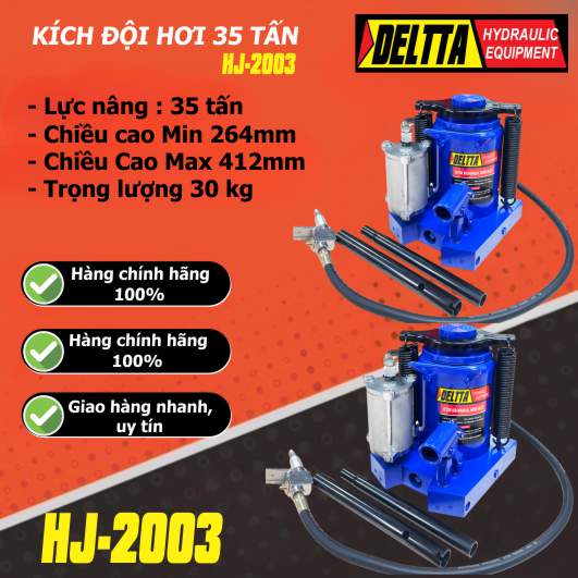 Con đội hơi 35 tấn Deltta HJ-2003