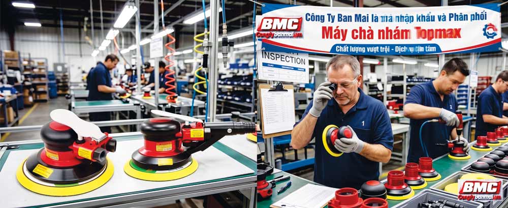 Địa chỉ uy tín mua máy chà hơi Topmax tại Công Ty Ban Mai