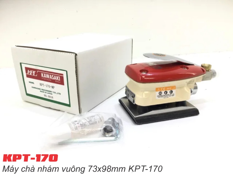 Địa chỉ uy tín mua máy chà nhám hơi Kawasaki KPT-170 tại Công Ty Ban Mai