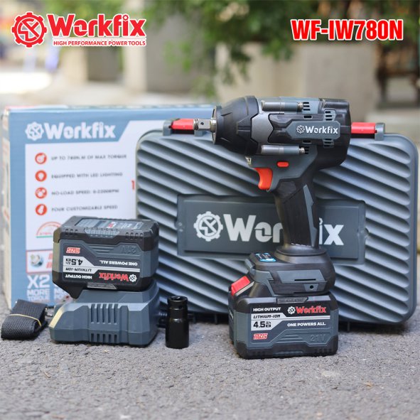 Địa chỉ uy tín mua máy siết bu lông Pin Workfix WF-IW780N tại Công Ty Ban Mai