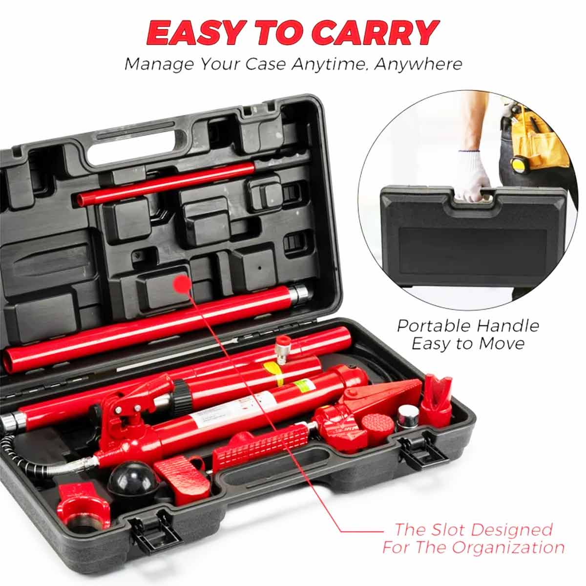 Hình ảnh bộ kéo nắn thuỷ lực 10 tấn HJ-0211 Nhãn hiệu DELTTA