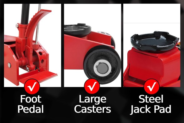 Hình ảnh các bộ phận kích cá sấu 10 tấn