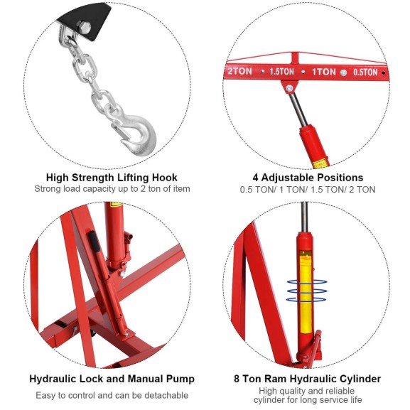 Hình ảnh cẩu máy 2 tấn OPK DT-506