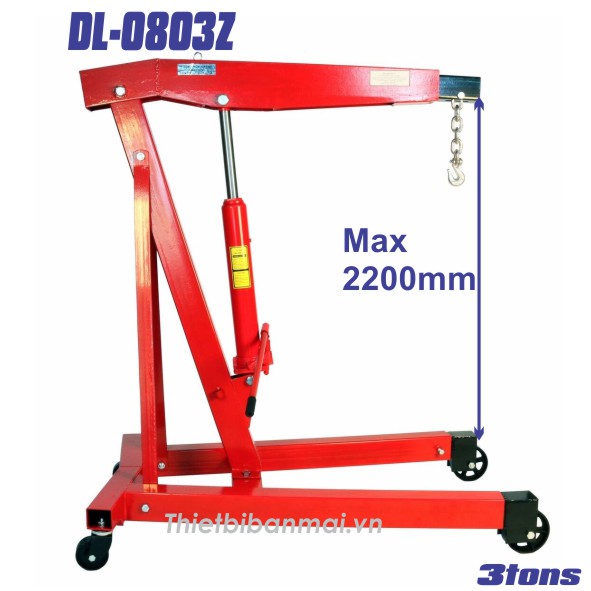 Hình ảnh cẩu móc động cơ 3 tấn