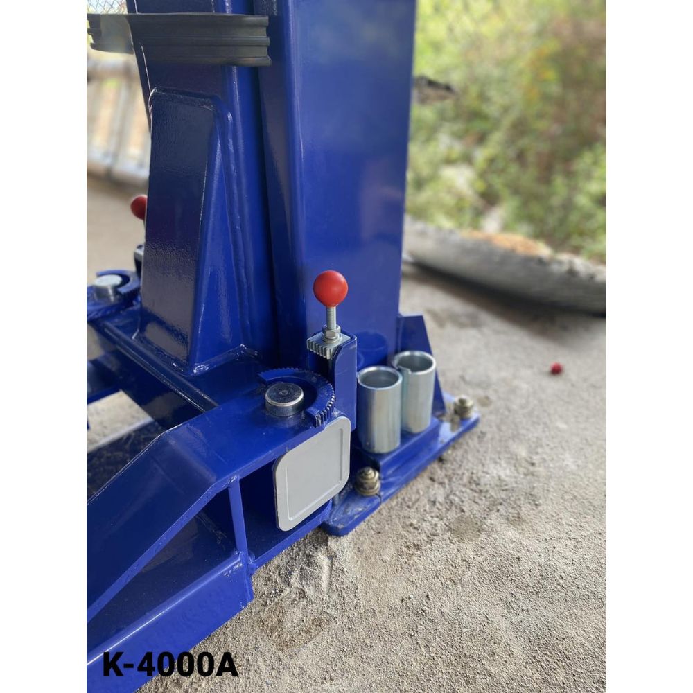 Hình ảnh cầu nâng 2 trụ giằng dưới KONIA K-4000A 4 tấn