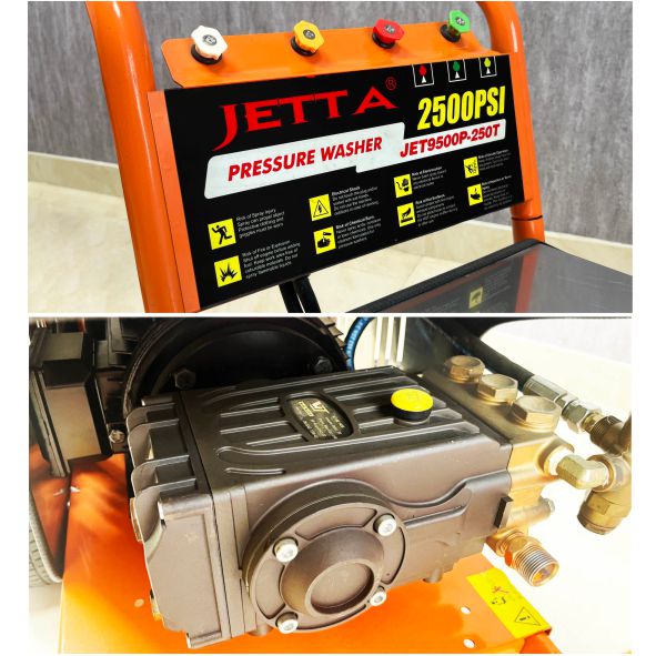Hình ảnh đầu bơm máy rửa xe cao áp JETTA JET9500P-250T