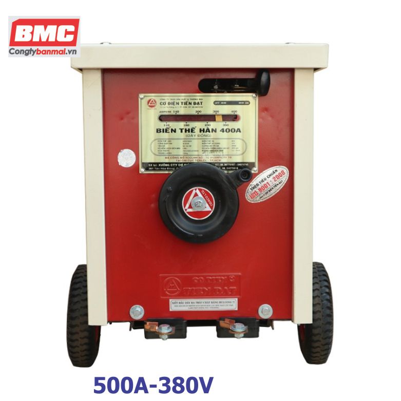 Hình ảnh máy hàn Tiến Đạt 500A dây đồng 380V