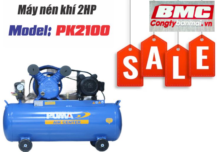 hình ảnh máy nén khí piston PUMA 2hp PK2100