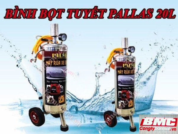Hình ảnh máy phun bọt tuyết rửa xe Pallas 20 lít MRXP20L