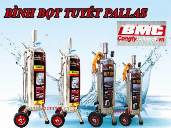 Hình ảnh máy phun bọt tuyết rửa xe Pallas 60 lít