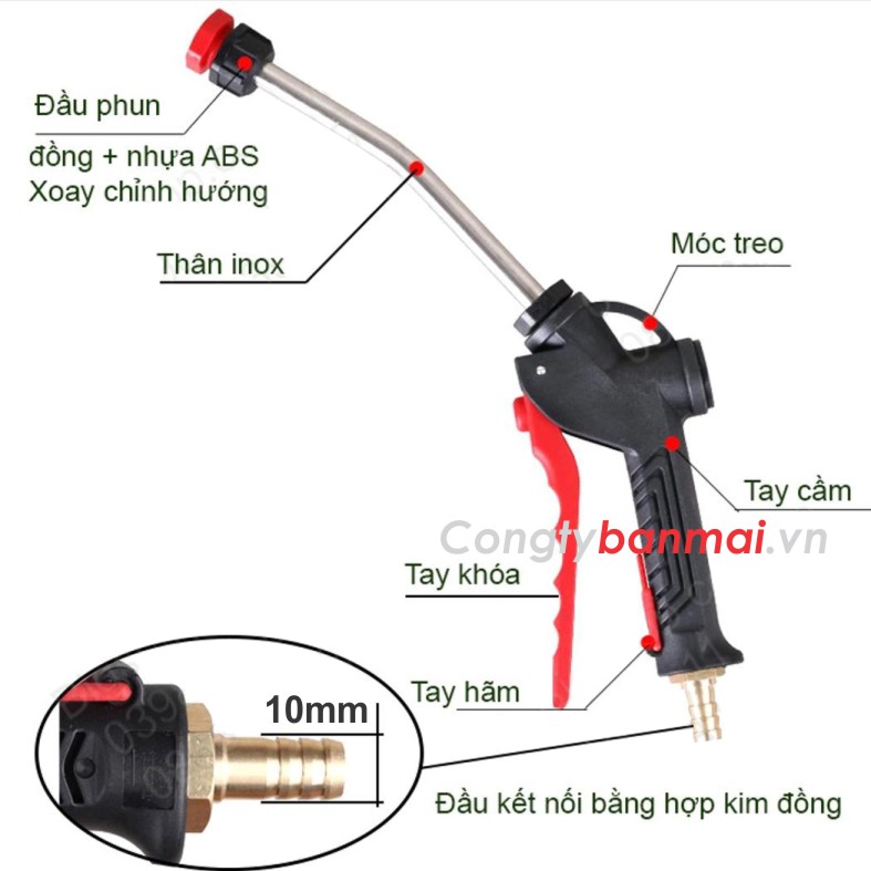 Hình ảnh súng phun bọt tuyết siêu mịn SR35/SR75