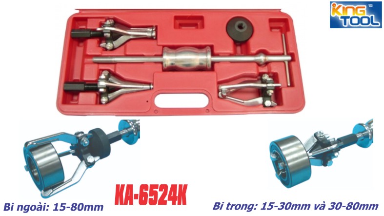 Hình ảnh vam tháo bi trong và ngoài Kingtools Taiwan KA-6524K