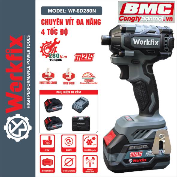 Máy bắn vít dùng Pin WF-SD280PRO