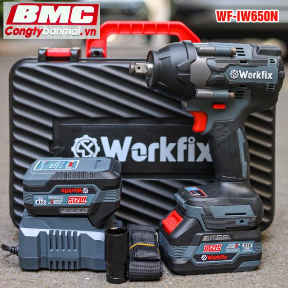Máy bắt ốc dùng pin Workfix 1/2 inch WF-IW650N