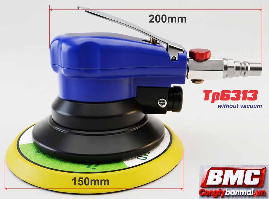 Máy chà nhám rung khí nén Topmax TP6313, 6 inch