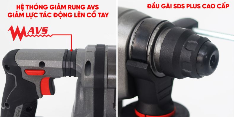 Máy khoan bê tông Pin Workfix WF-RH2203PRO chính hãng