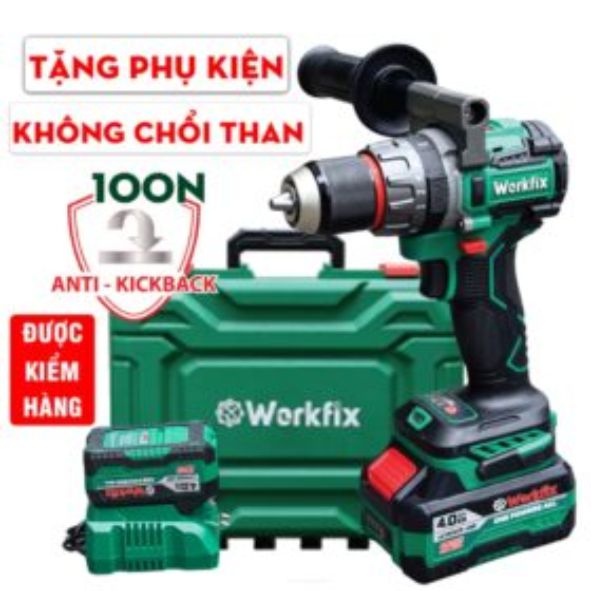 Máy khoan cầm tay dùng Pin Workfix WF-ID13100AK