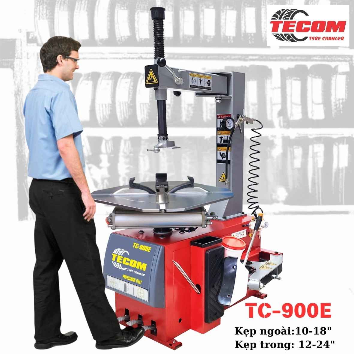 máy ra vào lốp TC-900E, Máy tháo vỏ xe TC-900E