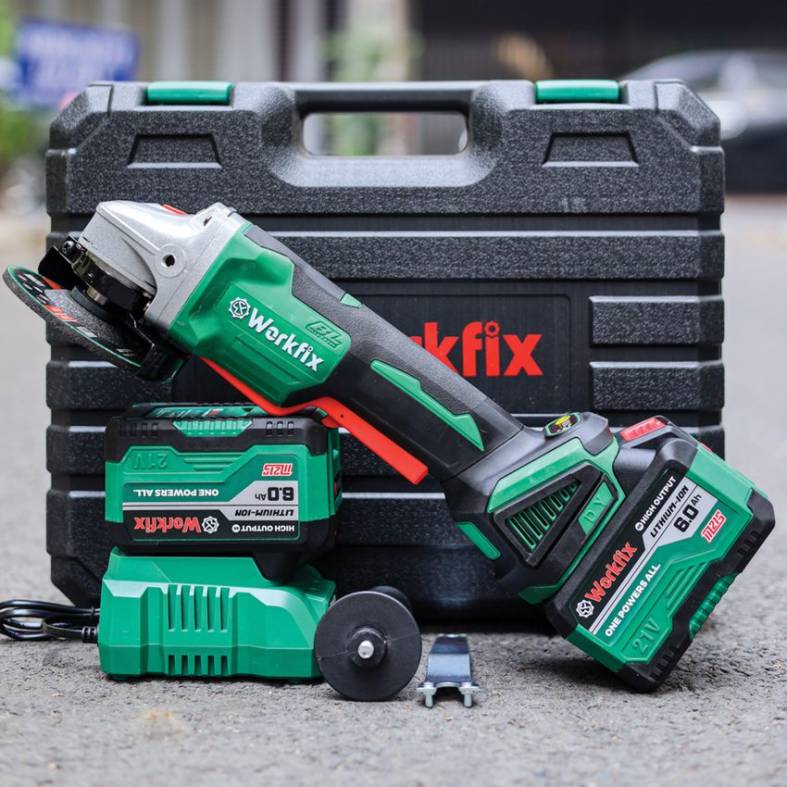 Máy mài góc chạy Pin Workfix WF-AG100B