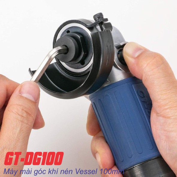 máy mài góc dùng khí nén Vessel GT-DG100