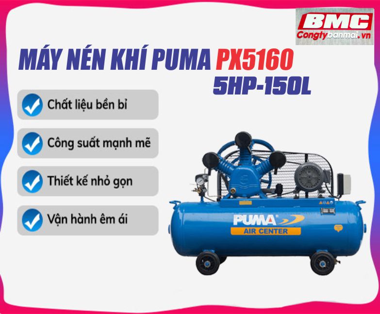 Máy nén hơi PUMA 5HP PX5160