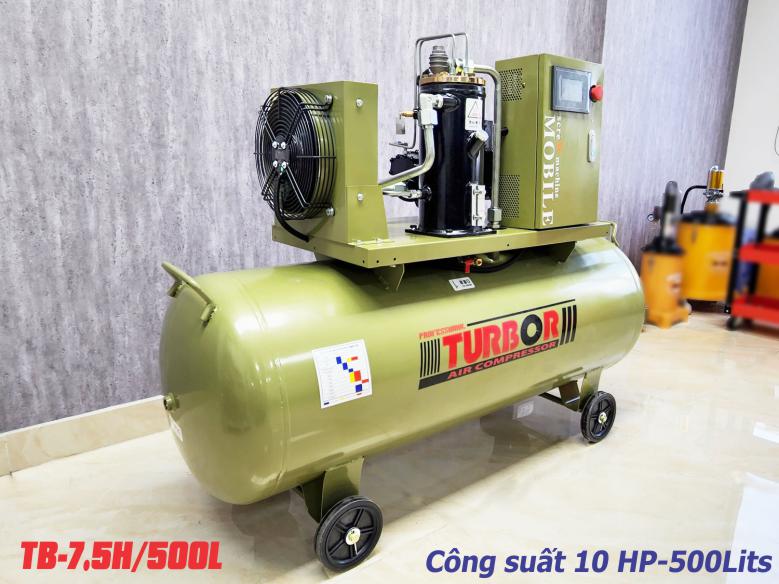 Máy nén hơi trục vít biến tần TurBor TB-7.5H/500L 10HP