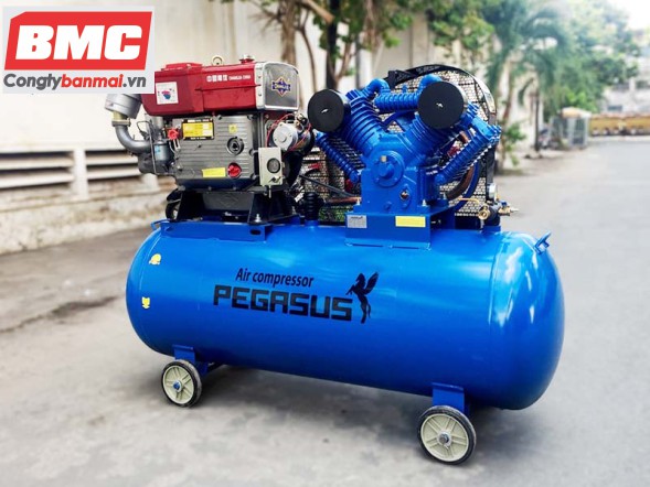 máy nén khí đầu nổ diesel TM-W-1.6/12.5-500L/15HP
