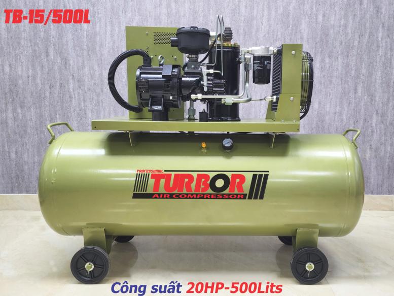 Máy nén khí trục vít di động TurBor TB-15/500L 20HP