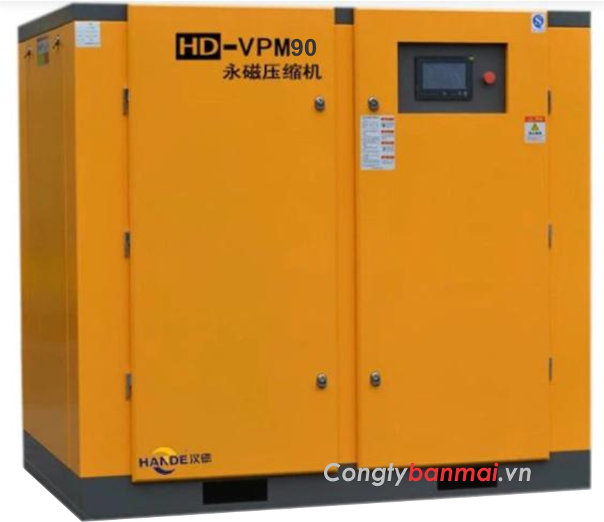 Máy nén trục vít công suất 90KW 125 mã lực